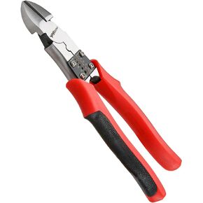 Lineman's Pliers, Combination Pliers with Wire Stripper/Crimper/Cutter Function, Heavy Duty Side Cutting High-Leverage Plier, 8-1/2 inch (HX-1-002)