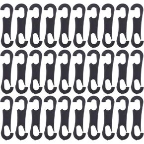 200PCS Car Seat Cover Plastic Hooks,Auto Seat Cushion Fix Hooks Locking Clip Plastic Card for Car Seat Replacements Accessories