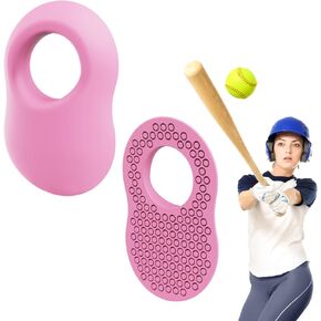 قطعتان من واقي إبهام البيسبول للمحترفين، مساعد تدريب الضرب، واقي الإبهام للبيسبول والكرة اللينة، ملحقات البيسبول، معدات تدريب البيسبول تقلل من لسع الخفافيش - وردي in Kuwait