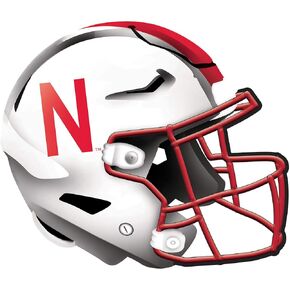 Fan Creations NCAA Nebraska Cornhuskers Unisex University of Nebraska Authentic Helmet, Team Color, 12 inch, (C1008-Nebraska)