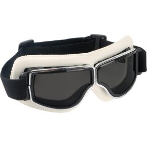 Motorcycle Goggles Vintage Pilot Glasses Anti Fog Dustproof ATV Off Road Motorbike Helmet Eyewear Cruiser Scooter Aviator Goggles Protect for Ridding Motorcross Racing (Brown) in Kuwait