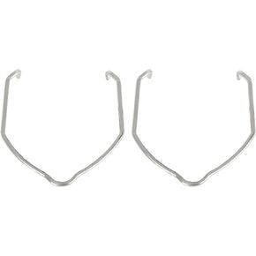 X AUTOHAUX Intercooler Hose Pipe Retaining Clip for Audi A3 2003 2004 2005 2006 2007 2008 2009 2010 2011 2012-2pcs Metal
