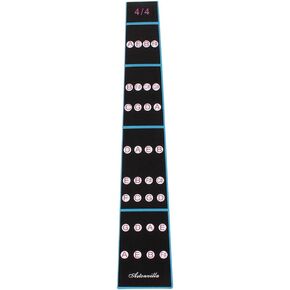 Violin Fingerboard Sticker, Removable 4/4 Violin Finger Position Marker Fiddle Fretboard Sticker Indicator for Beginners Practice