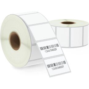 BETCKEY - 1.5" x 1" (38 mm x 25 mm) All Purpose & Address Labels Compatible with Zebra & Rollo Label Printer,Premium Adhesive & Perforated [2 Rolls, 2600 Labels]