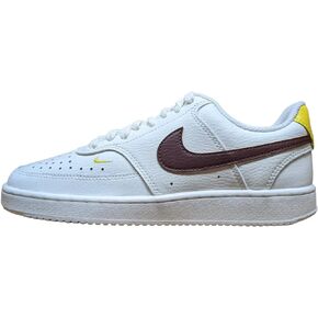 حذاء رياضي Nike Court Vision Low للنساء (Sail/Oxen Brown-Tour Yellow، 8)