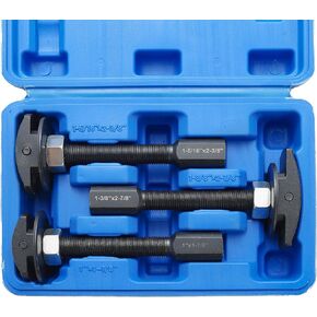 ATPEAM Rear Axle Bearing Remover Puller Tool Kit, 3-Piece Rear Axle Bearing Puller Tool Set, Axle Bearing Puller Extractor Installer Repair Set with Multiple Sizes, Puller Slide Hammer Kit