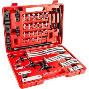 فاصل محمل بكرة محور التروس، فاصل داخلي خارجي 2 و3 فك 3 بوصات 4 بوصات 6 بوصات 8 بوصات مجموعة أدوات سحب التروس مناسبة لإزالة التروس والمحاور وسباقات الكرة وعجلات الطيران والعجلات المسننة والمحامل والبكرات in Kuwait