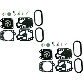 Carburetor Repair/Rebuild Kit Replaces Walbro K20-WYA For ZENOAH/REDMAX Bursh Cutter BCZ2500DL BCZ2500S EBZ4800 XD7 GZ3ON Mitsubishi TLE43 (Pack of 2)