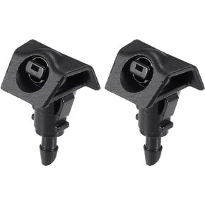 No.28931-ZW80A / Windshield Washer Nozzle for Nissan Versa 2009-2012 / Wiper Spray Nozzle/Durable/ABS / 2 Pcs Black