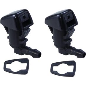 2 Pack Front Windshield Washer Nozzles Single Hole Wiper Spray Washer Jet BT4Z-17603-A Replacement for Lincoln MKX 2011-2015 for Ford Edge 2011-2014