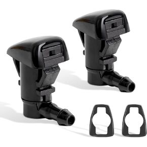 Belleone 2PCS Windshield Washer Nozzle Kit fit for 2011-2015 Ford F250 F350 F450 F550 Super Duty, Wiper Spray Nozzle Replacement for BC3Z-17603-A BC3Z17603A