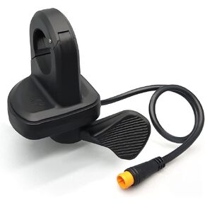 Quick Install Right Thumb Throttle Speed 24V 36V 48V 60V 72V Universal, Can be Installed Without Removing Handle, Finger Throttle Speed Controller for Electric Bike Electric Scooter