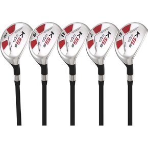 Majek Senior Men’s Golf All Hybrid Partial Set, which Includes: #6, 7, 8, 9, PW Senior Flex Right Handed Utility “A" Flex Club