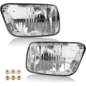 RP Remarkable Power, Fog Light for 2002 2003 2004 2005 2006 2007 2008 2009 Traiblazer/ 2003-2008 Ascender Clear Bumper Fog Lights pair Left& right sides pair FL7073