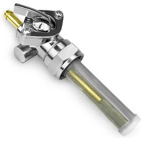 Fuel Petcock Valve Switch Fit for Harley Sportster Big Twin and Custom Tanks 1975-2006 Replace 62168-81 62167-81 62163-75 011401 Gas Tank Fuel Petcock Shut Off Valve Switch
