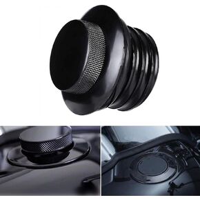 غطاء تخزين الغاز المنبثق من Harley Flush، غطاء الغاز، غطاء خزان زيت الوقود للدراجة النارية في اتجاه عقارب الساعة، غطاء غاز أسود منبثق لخزان الوقود ذو فتحات تهوية 1982-2018