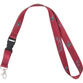 Desert Cactus Lafayette College Lanyard Leopards Car Keys ID Badge Holder Keychain Detachable Breakaway Snap Buckle (Red)