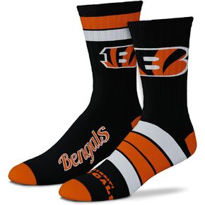 FBF - Official NFL Duo Adult Team Logo & Colors Crew Dress Socks Footwear for Men and Women Game Day Apparel - 2 Pack