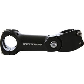 Totem Bike Stem 110mm/130mm 0-50 Degree Adjustable MTB Riser Stem Short Handlebar Stem for Bicycle, Mountain Bike, Road Bike, Commuter Bike