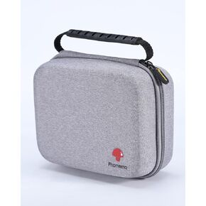 Phomemo EVA Hard Case M220 Label Maker Printer or Phomemo-M110 M120 M200 M221 Label Maker - Holder Case for Label Maker Machine with Tape, with Mesh Pocket for Accessories (Case Only)