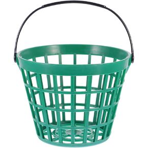 BESPORTBLE Plastic Golf Ball Basket Golf Ball Container with Handle Wire Ball Container for 25 Balls Outdoor