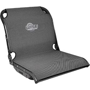 Wise 3374-1800 Aero X Cool-Ride Mid Back Boat Seat, Carbon Grey