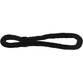 PRIOR FITNESS Upgraded 17.71" Lyra Aerial Hoop Hand Loop Strap Noose for Yoga Aerial Acrobatics Strength Training Black