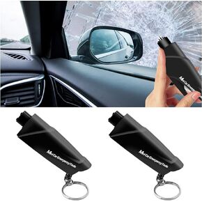 Car Window Breaker Seat Belt Cutter, Glass Breaker Emergency Self Rescue Tool,Pack of 2