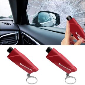 Car Window Breaker Seat Belt Cutter, Glass Breaker Emergency Self Rescue Tool,Pack of 2