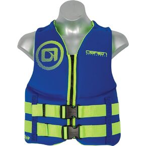 O'Brien Youth Traditional CGA Life Jacekt (55-85lbs) Blue/Green