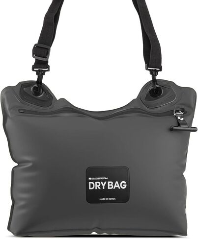 GOOSPERY Waterproof Floating Pouch Dry Bag with Adjustable Crossbody Strap, Floating Pouch for Water Activity, Snorkeling, Swimming, Kayaking - Black in Saudi Arabia