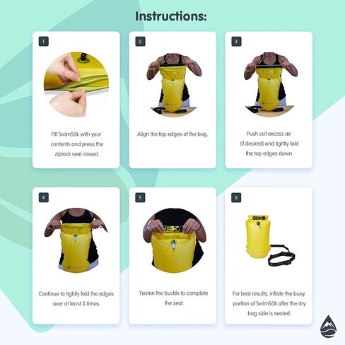 Skog Å Kust SwimSak 2-in-1 Inflatable Floating Swim Buoy and Waterproof Dry Bag in Saudi Arabia