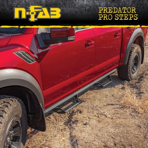 خطوات N-Fab EpYx لذاكرة الوصول العشوائي | طول الكابينة، فولاذ، أسود مزخرف | EXD20CC-TX | يناسب 2019-2024 RAM 2500/3500 (نمط هيكل جديد) جميع الأسرّة، SRW/DRW غاز/ديزل in Kuwait