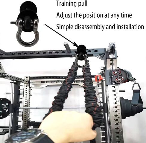 ملحقات معدات الصالة الرياضية؛ مرفق على شكل حرف O لرف الطاقة؛ ملحقات حامل الطاقة لأشرطة المقاومة؛ أداء جميع أنواع تمارين أربطة المقاومة باستخدام حامل الطاقة (عبوتان) in Kuwait