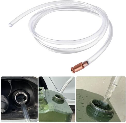 Siphon Hose with Hose Clamp,6Ft x 3/4" Automatic Transfer Gas Siphon Pump,Multi-Purpose Shaker Siphon Kit for Rapid Transporting Liquid in Saudi Arabia