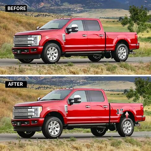 مجموعات كتلة الرفع الخلفية مقاس 2 بوصة متوافقة مع 1999-2022 F250 F350 Super Duty 2WD 4WD، مجموعات رفع التسوية الخلفية مقاس 2 بوصة مع مسامير U ممتدة طويلة للغاية ترفع الجزء الخلفي من الشاحنة بمقدار 2 بوصة in Kuwait