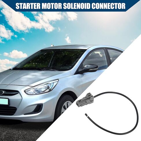 موصل الملف اللولبي للمحرك المبتدئ لشركة Hyundai Accent/أداة الملف اللولبي للمحرك المبتدئ/متين/1 قطعة باللون الأسود in Kuwait