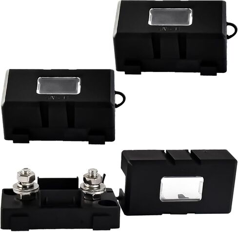 حامل فيوز AMI/Midi ممتاز 60 فولت - حامل فيوز مضمن مع غطاء 3 قطع، حامل فيوز مثبت بمسامير للأسفل لصمامات AMI/Midi، مطبق في السيارات والشاحنات والمركبات الهندسية والقوافل in Kuwait