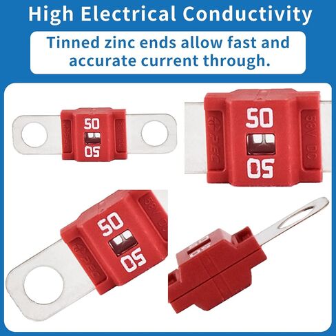 Premium AMI/Midi Fuse Holder 60V - Inline Fuse Holder with Cover 3 Pieces, Bolt-Down Fuse Holder for AMI/Midi Fuses, Applicated in Automotive, Trucks, Engineer Vehicles, and Caravans in Saudi Arabia