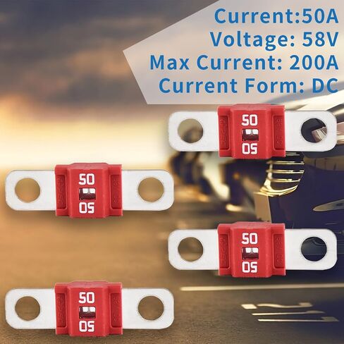 Premium AMI/Midi Fuse Holder 60V - Inline Fuse Holder with Cover 3 Pieces, Bolt-Down Fuse Holder for AMI/Midi Fuses, Applicated in Automotive, Trucks, Engineer Vehicles, and Caravans in Saudi Arabia