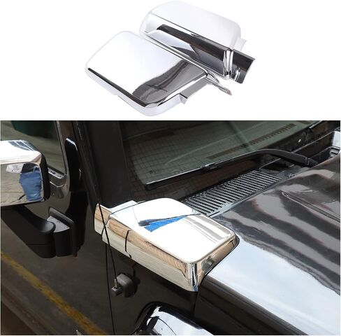 غطاء فتحة التهوية الجانبية لغطاء فتحة التهوية متوافق مع Hummer H3 2005-2009، ملحقات حماية غطاء فتحة التهوية الجانبية ABS، قطعتان (فضي ساطع) in Saudi Arabia