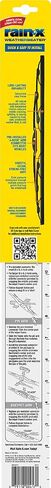 شفرات ممسحة Rain-X RX30217 WeatherBeater، مساحات زجاج أمامي مقاس 17 بوصة (عبوة من قطعة واحدة)، شفرات ممسحة زجاج أمامي بديلة للسيارات تلبي أو تتجاوز معايير الجودة والمتانة الخاصة بشركة OEM in Saudi Arabia