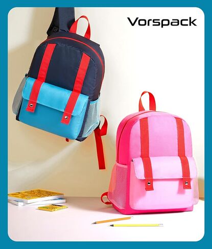 حقيبة ظهر Vorspack للأطفال الصغار للبنات والأولاد - حقيبة ظهر للأطفال الصغار حقيبة ظهر لطيفة لمرحلة ما قبل المدرسة للأعمار من 3 إلى 8 سنوات حقيبة ظهر صغيرة لرياض الأطفال للمدرسة - أزرق in Kuwait