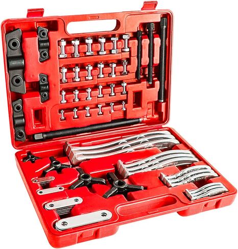 فاصل محمل بكرة محور التروس، فاصل داخلي خارجي 2 و3 فك 3 بوصات 4 بوصات 6 بوصات 8 بوصات مجموعة أدوات سحب التروس مناسبة لإزالة التروس والمحاور وسباقات الكرة وعجلات الطيران والعجلات المسننة والمحامل والبكرات in Kuwait