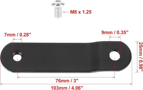 F FIERCE CYCLE 1 Inch Motorcycle Gas Tank Rising Lift Kit Replacement Steel for Harley-Davidson in Kuwait