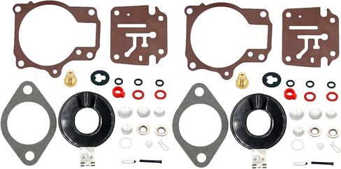 3Pack Carburetor Carb Rebuild Repair Kits for Johnson Evinrude 396701 18 20 25 28 30 35 40 45 48 50 55 60 65 70 75 HP in Saudi Arabia