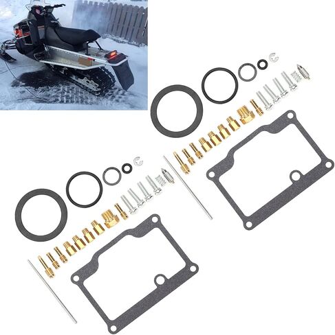 Indy Trail Touring Carb Kit,Motorcycle Carburetor Repair Kits Maintenance Replacement for Indy Trail Deluxe 488/500 Carburetor Repair Kit Replacement Carb R 1999 indy trail 488 carb kit in Saudi Arabia
