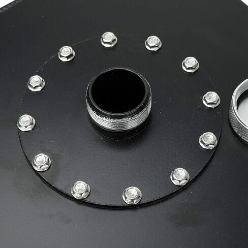 SUPERFASTRACING 19 Gallon Aluminum Top Feed Fuel Cell Gas Tank+Cap+Level Sender 72L Black in Kuwait