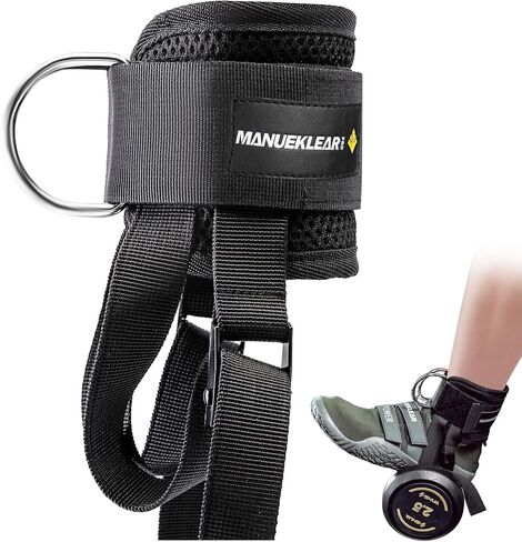 MANUEKLEAR Adjustable Foot Ankle Dumbbell, Foot Weight Lifting Shoe Attachment, Feet for Booty Workouts, Kickbacks, Leg Extensions, Strength Training (Pair) in Saudi Arabia