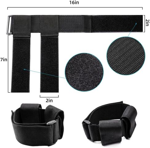 MANUEKLEAR Adjustable Foot Ankle Dumbbell, Foot Weight Lifting Shoe Attachment, Feet for Booty Workouts, Kickbacks, Leg Extensions, Strength Training (Pair) in Saudi Arabia
